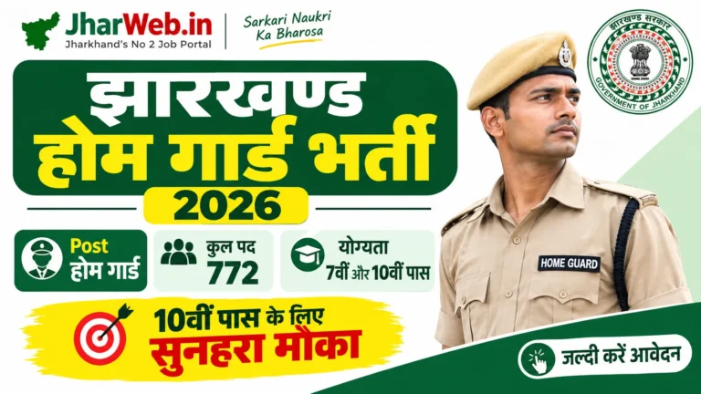 Jharkhand Home Guard Vacancy 2026